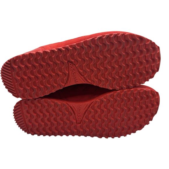 adidas ZX 700 Triple Red S79188 Men’s 10 Retro Mesh Suede Sneakers - Picture 7 of 7